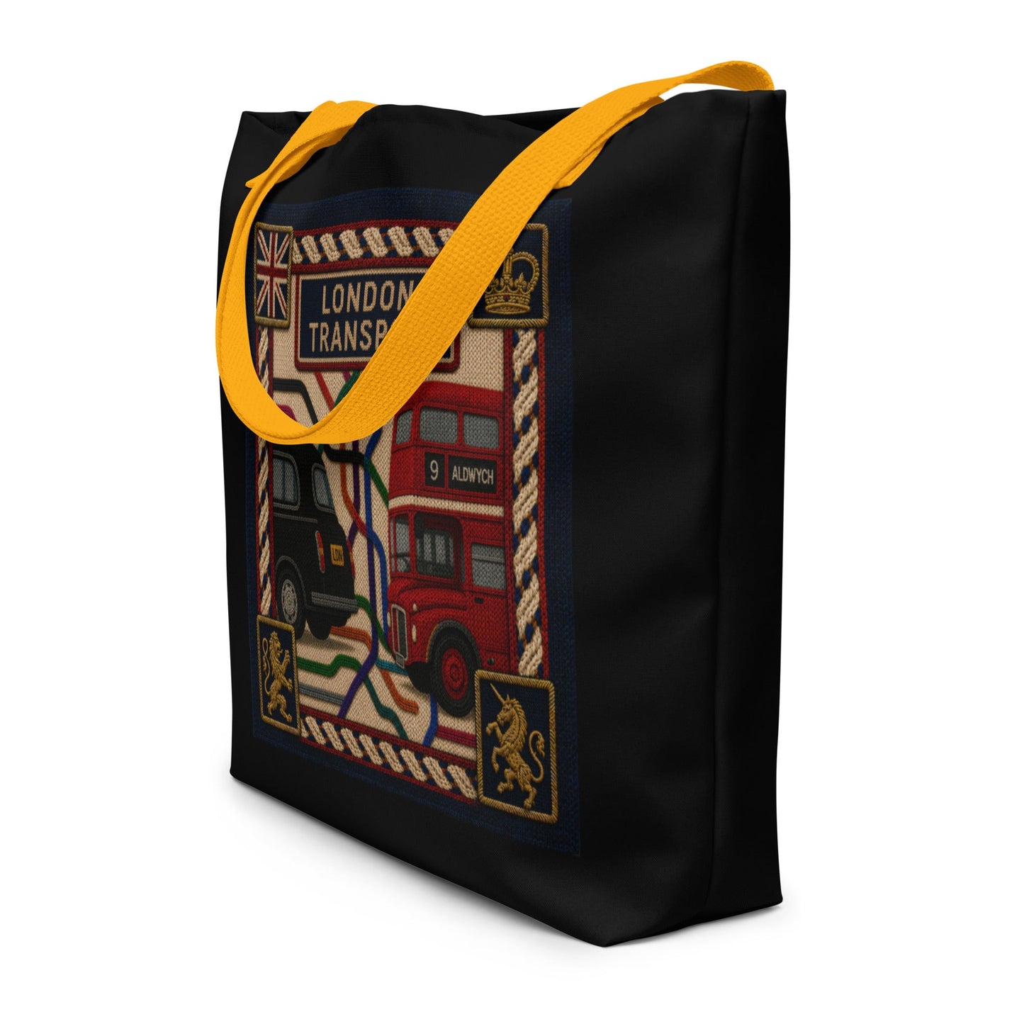 London's Transport - Large Tote Bag - rubberchicken.studio