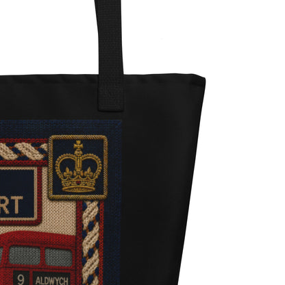 London's Transport - Large Tote Bag - rubberchicken.studio