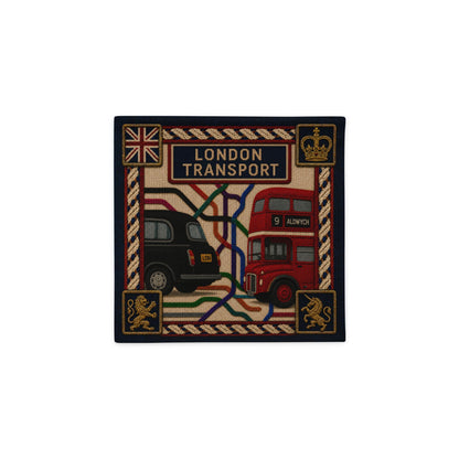 London's Transport throw cushion cover - rubberchicken.studio