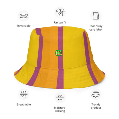 Mablethorpe - Reversible Bucket Hat by Mollie - rubberchicken.studio