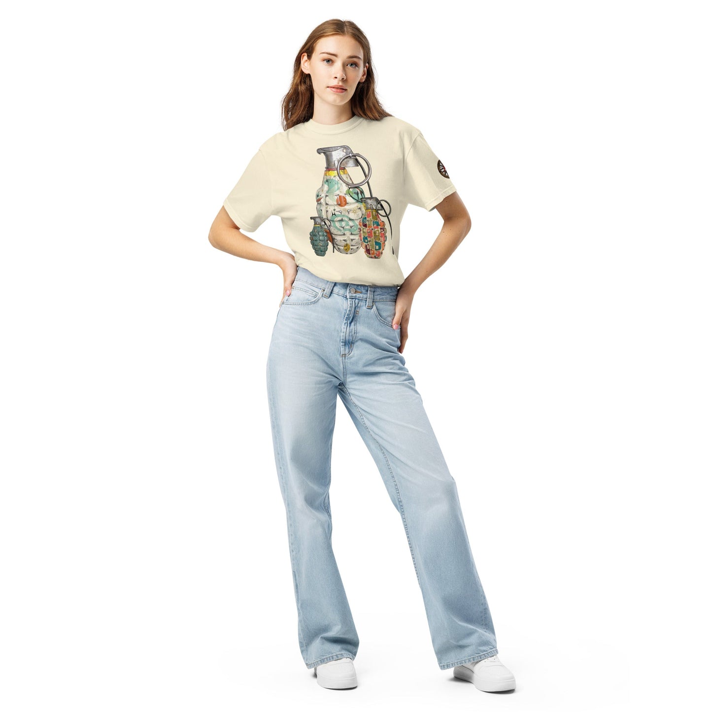 Mid-Century Grenades Trio T-Shirt - rubberchicken.studio