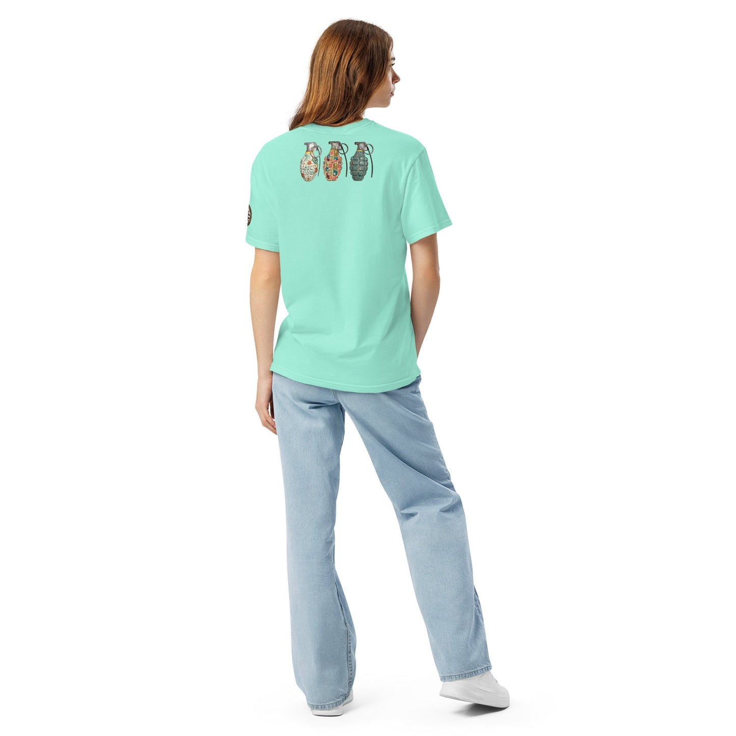 Mid-Century Grenades Trio T-Shirt - rubberchicken.studio