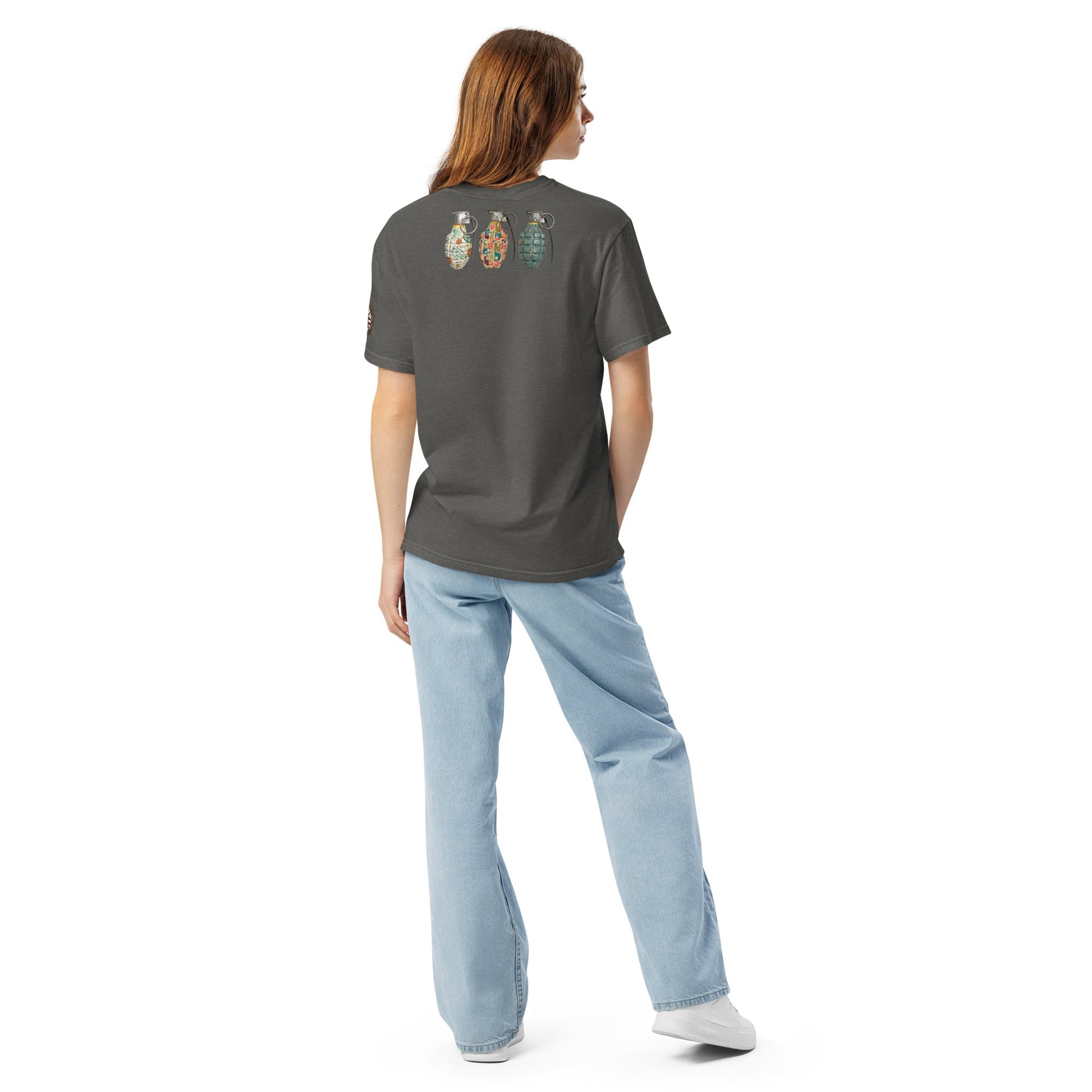 Mid-Century Grenades Trio T-Shirt - rubberchicken.studio