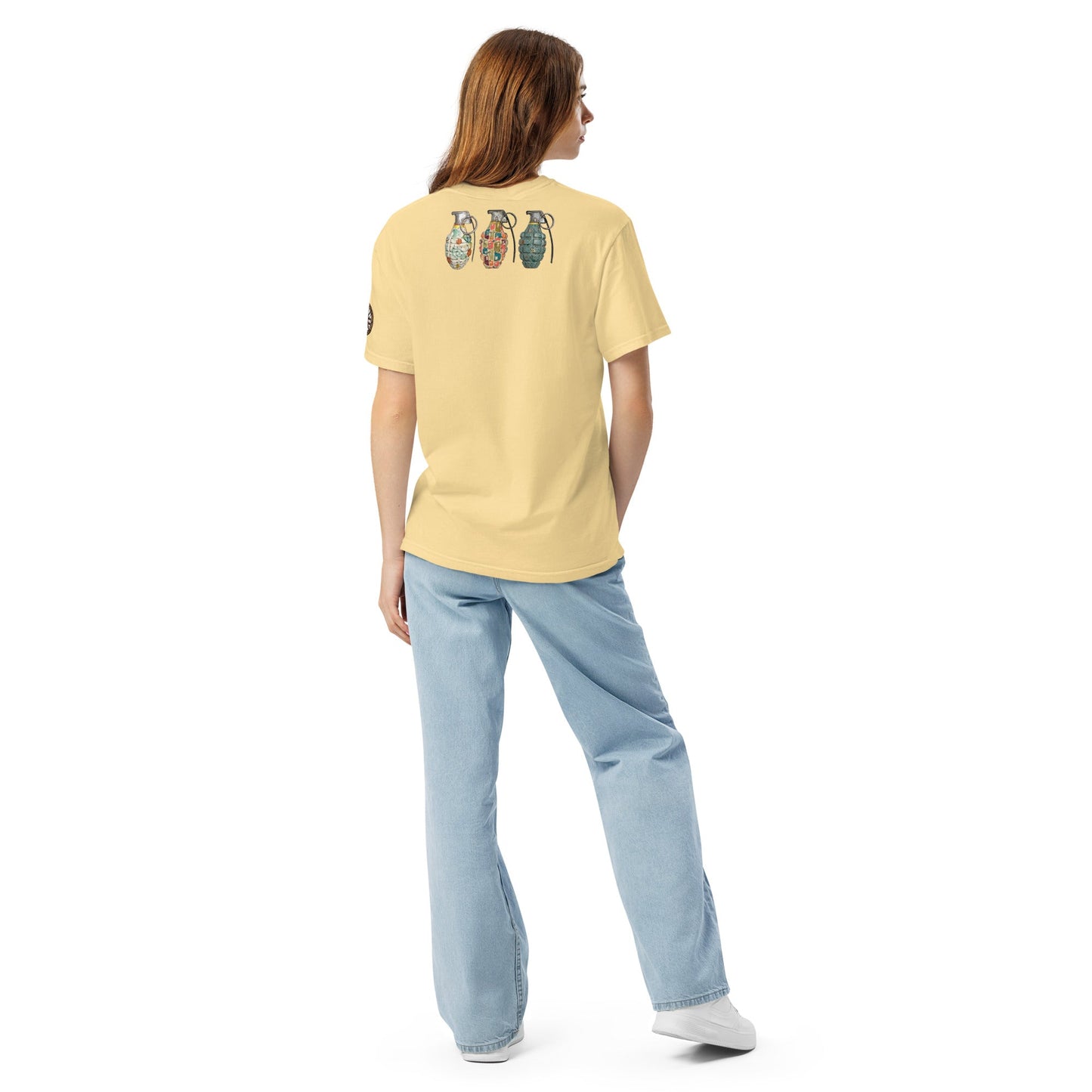 Mid-Century Grenades Trio T-Shirt - rubberchicken.studio