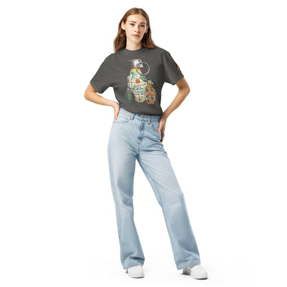 Mid-Century Grenades Trio T-Shirt - rubberchicken.studio