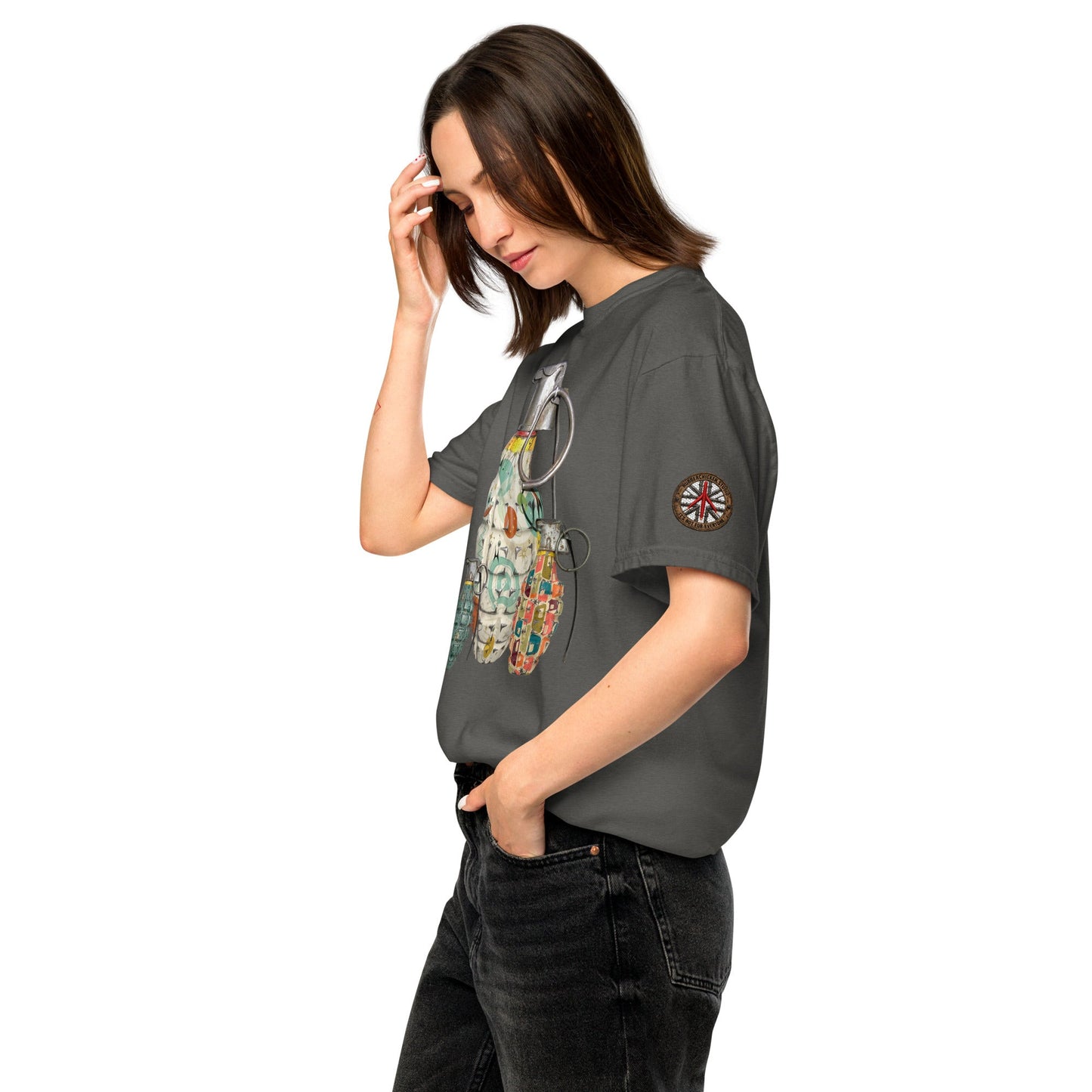 Mid-Century Grenades Trio T-Shirt - rubberchicken.studio