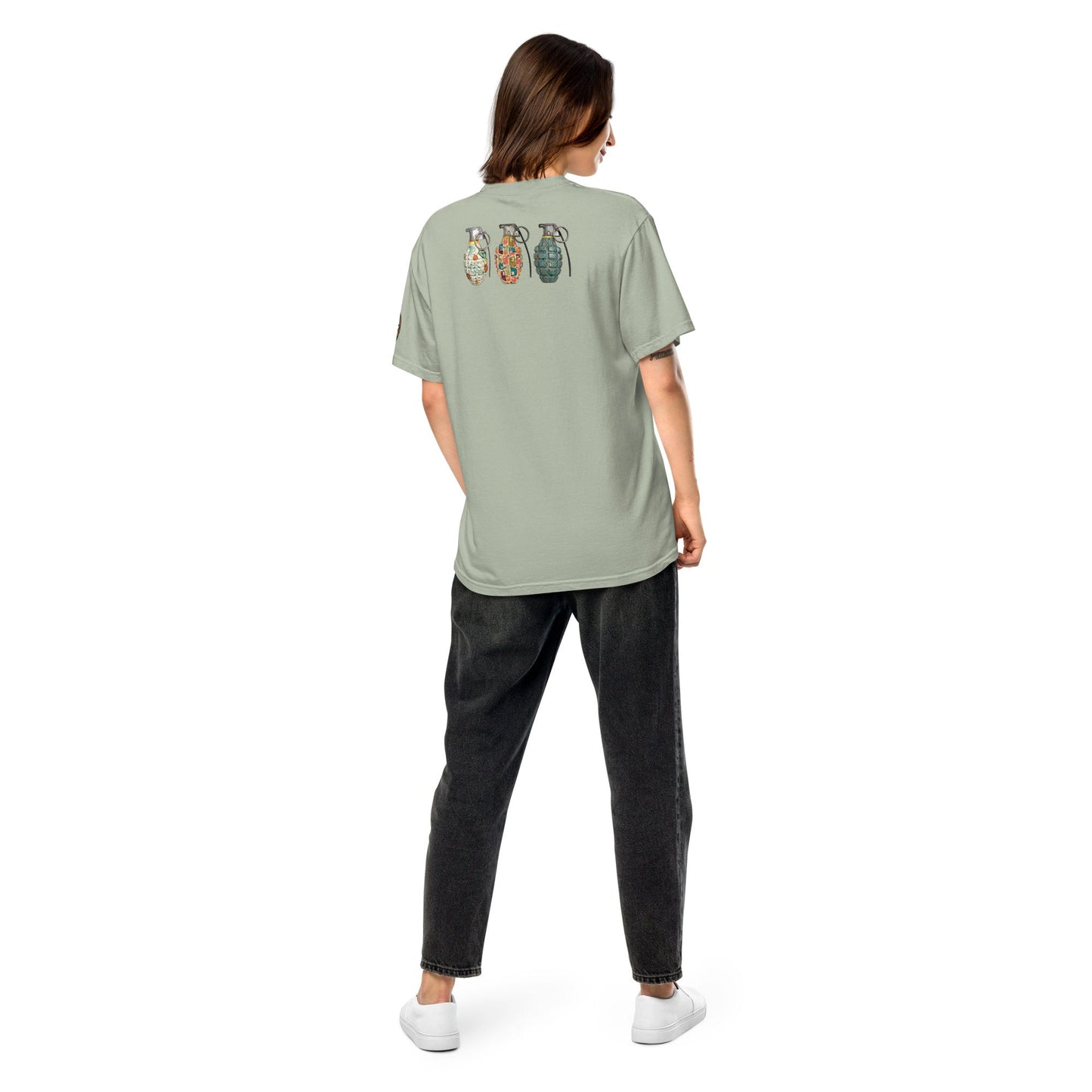 Mid-Century Grenades Trio T-Shirt - rubberchicken.studio