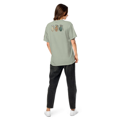 Mid-Century Grenades Trio T-Shirt - rubberchicken.studio