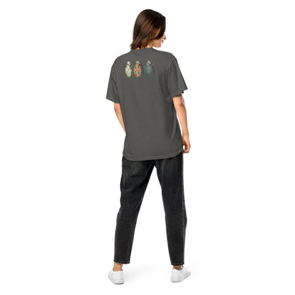 Mid-Century Grenades Trio T-Shirt - rubberchicken.studio