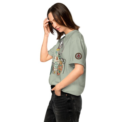 Mid-Century Grenades Trio T-Shirt - rubberchicken.studio