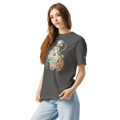 Mid-Century Grenades Trio T-Shirt - rubberchicken.studio