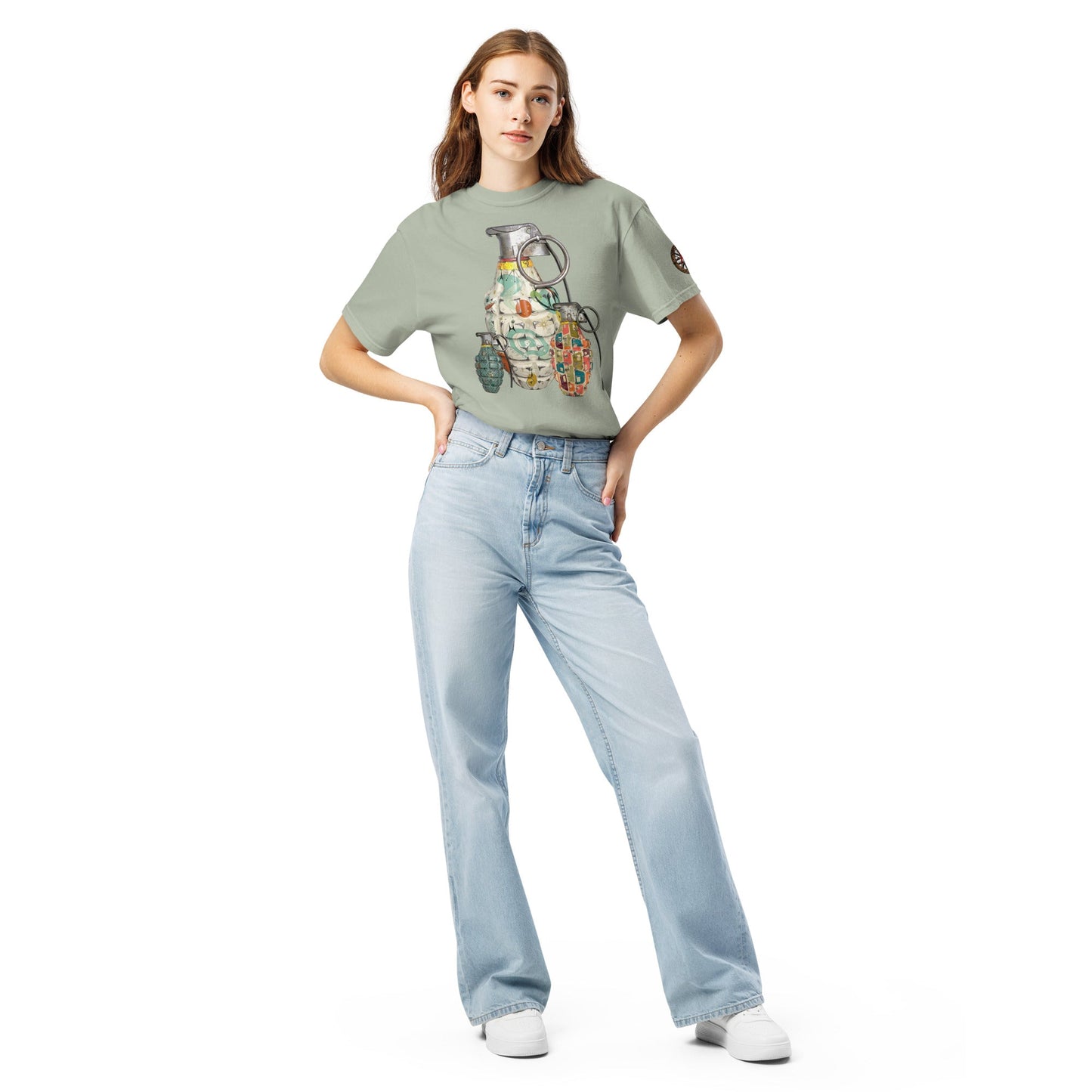 Mid-Century Grenades Trio T-Shirt - rubberchicken.studio