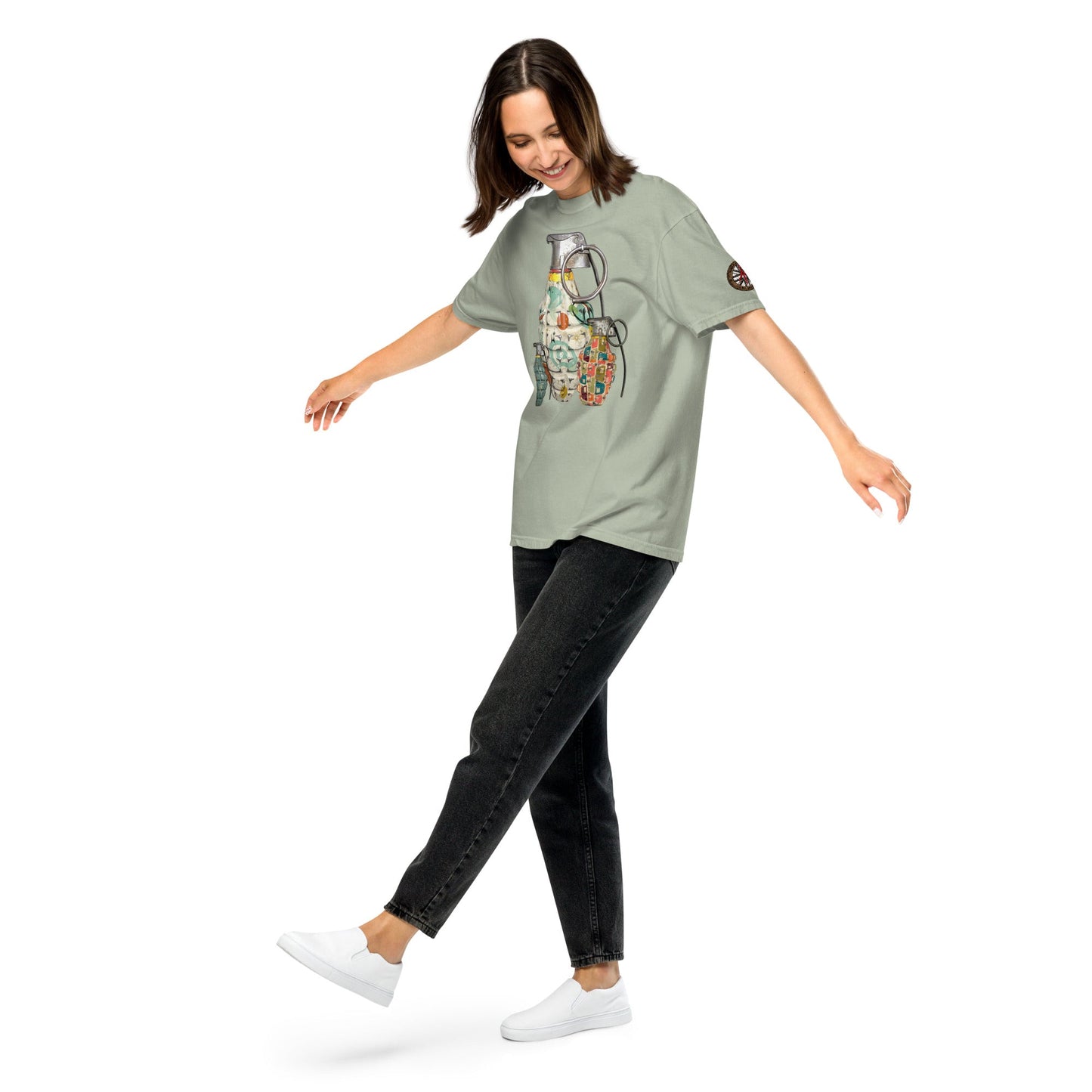 Mid-Century Grenades Trio T-Shirt - rubberchicken.studio