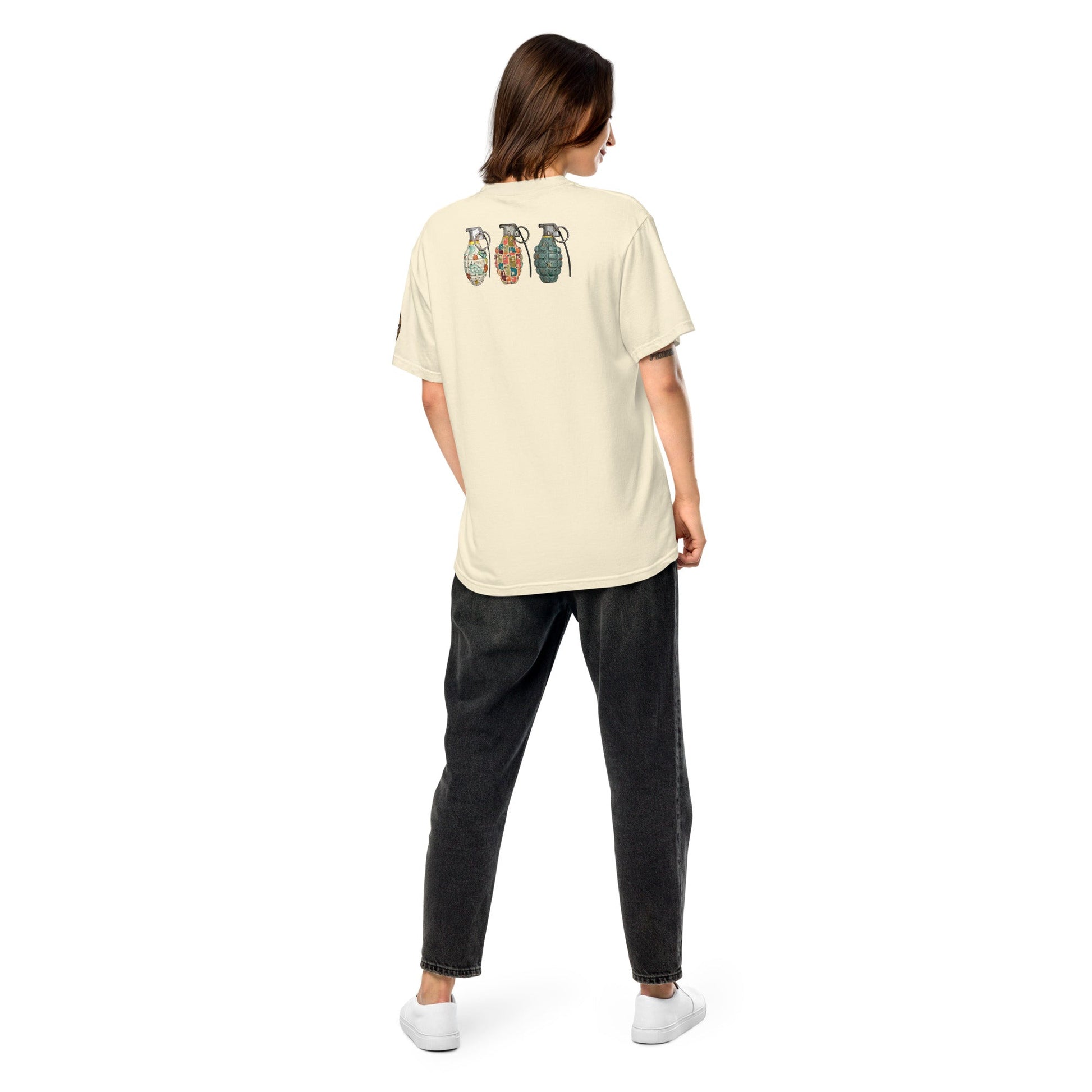 Mid-Century Grenades Trio T-Shirt - rubberchicken.studio