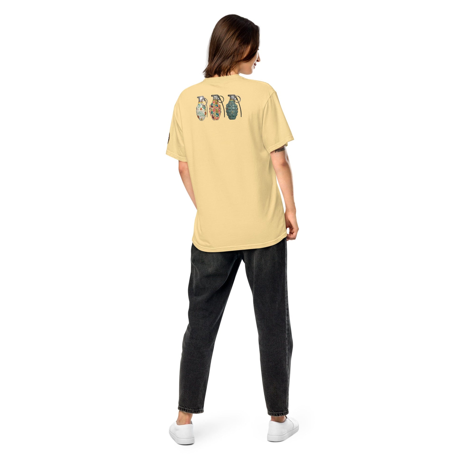Mid-Century Grenades Trio T-Shirt - rubberchicken.studio