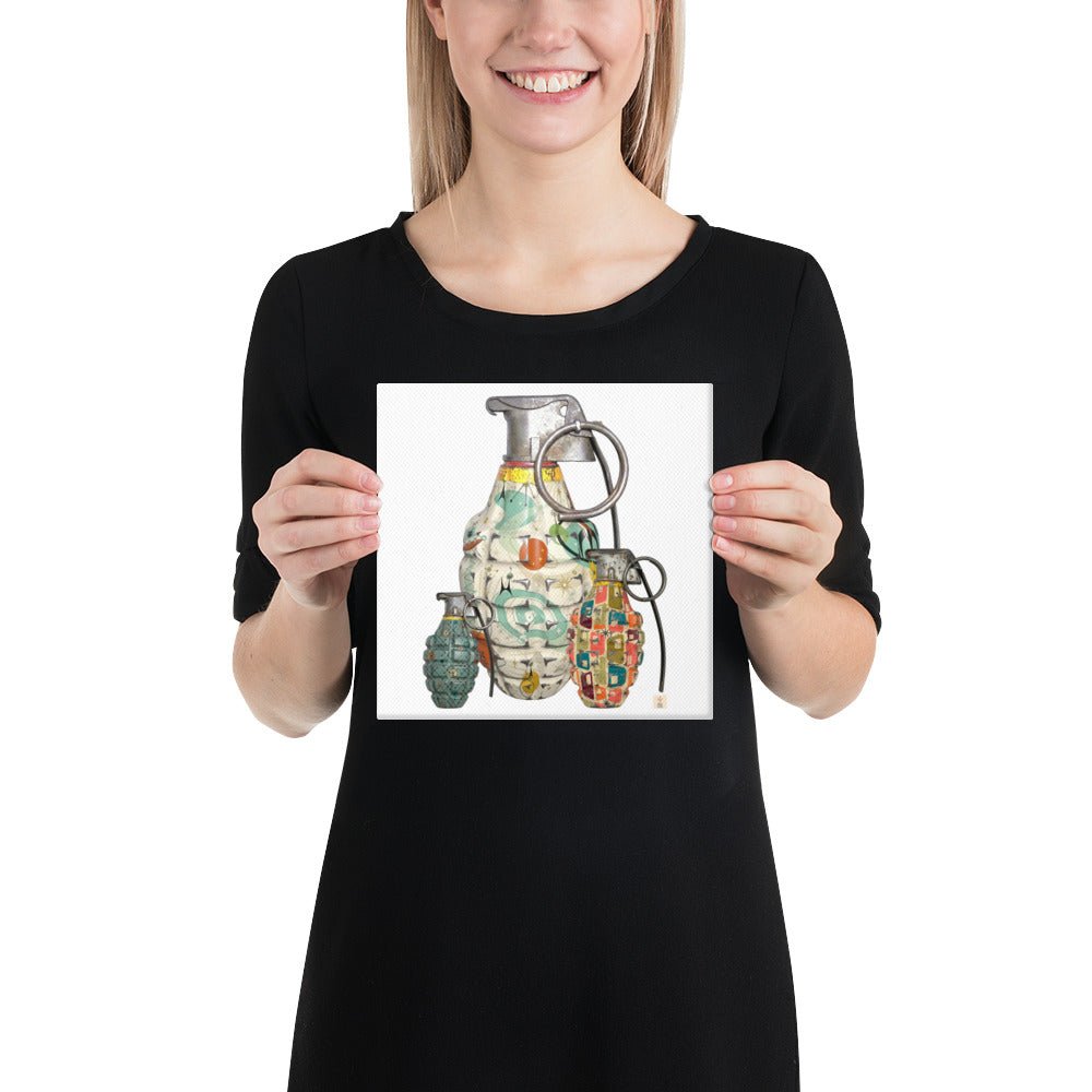 Mid-Century Wallpaper - Art Print Canvas - rubberchicken.studio
