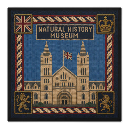 Natural History Museum cotton throw cushion cover - rubberchicken.studio