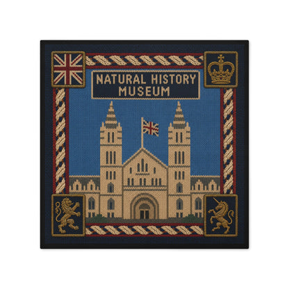 Natural History Museum cotton throw cushion cover - rubberchicken.studio