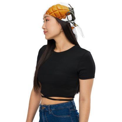 Oranges and Logos All-over print Bandana - rubberchicken.studio