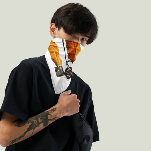 Oranges and Logos All-over print Bandana - rubberchicken.studio
