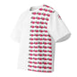 Oversized 50/50 Print Bubblegum Pink Grenades T-Shirt - rubberchicken.studio