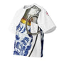 Oversized All-Over Print Willow Pattern Grenade T-Shirt - rubberchicken.studio