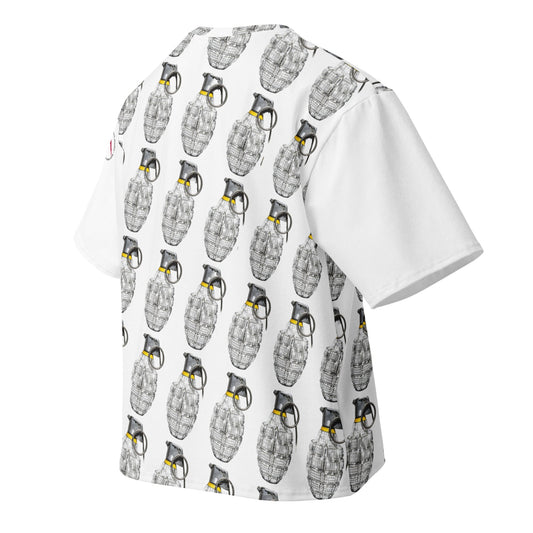 Oversized All-Over Print Willow Pattern Multi Grenade T-Shirt - rubberchicken.studio