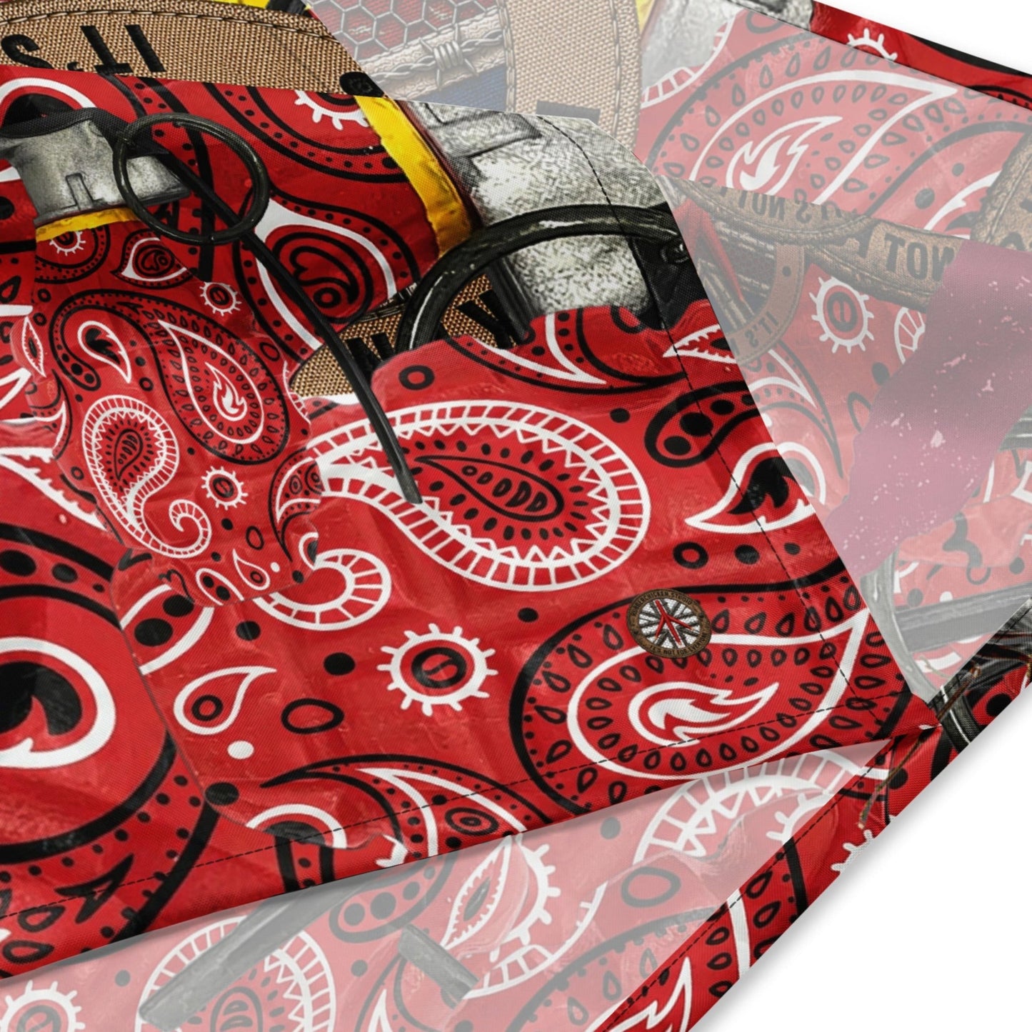 Paisley All-over print Bandana No.1 - rubberchicken.studio