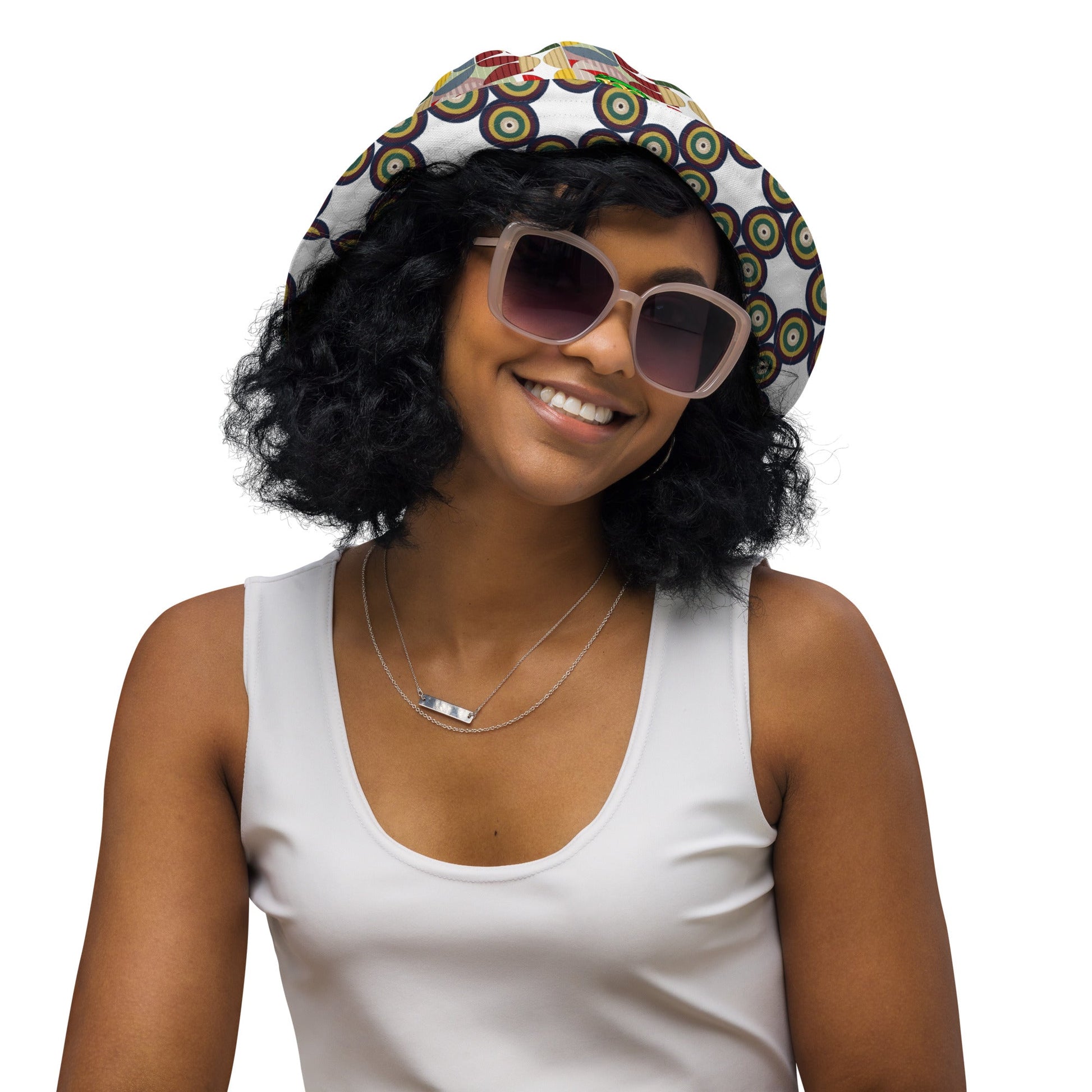 Reversible Bucket Hat 1 by Mollie - rubberchicken.studio