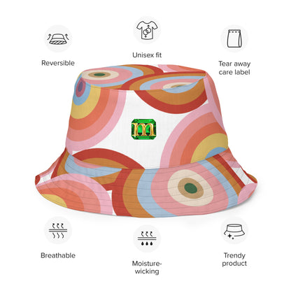 Reversible Bucket Hat 5 by Mollie - rubberchicken.studio