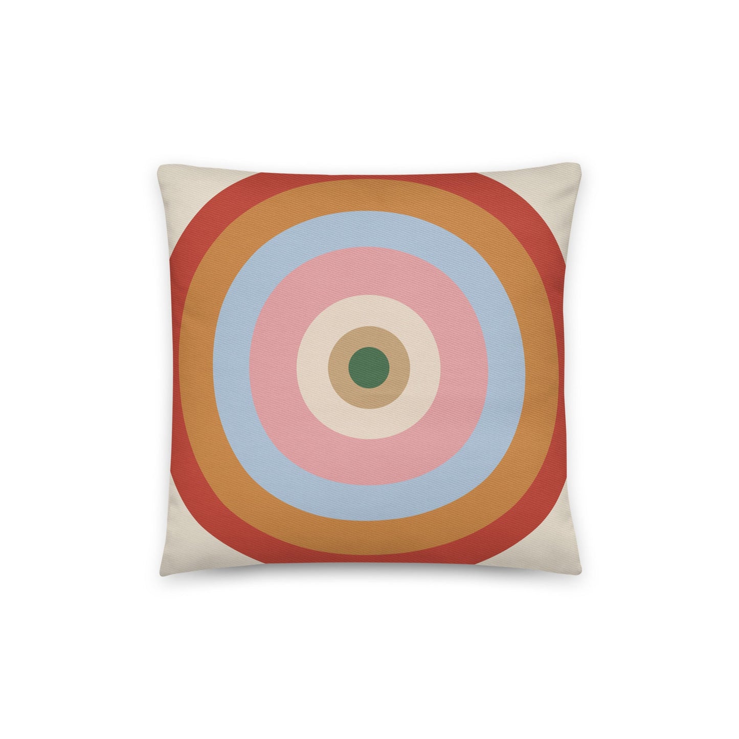 Royal - cotton cushion cover - Rich reds, camel browns, forest greens and muted blues - rubberchicken.studio