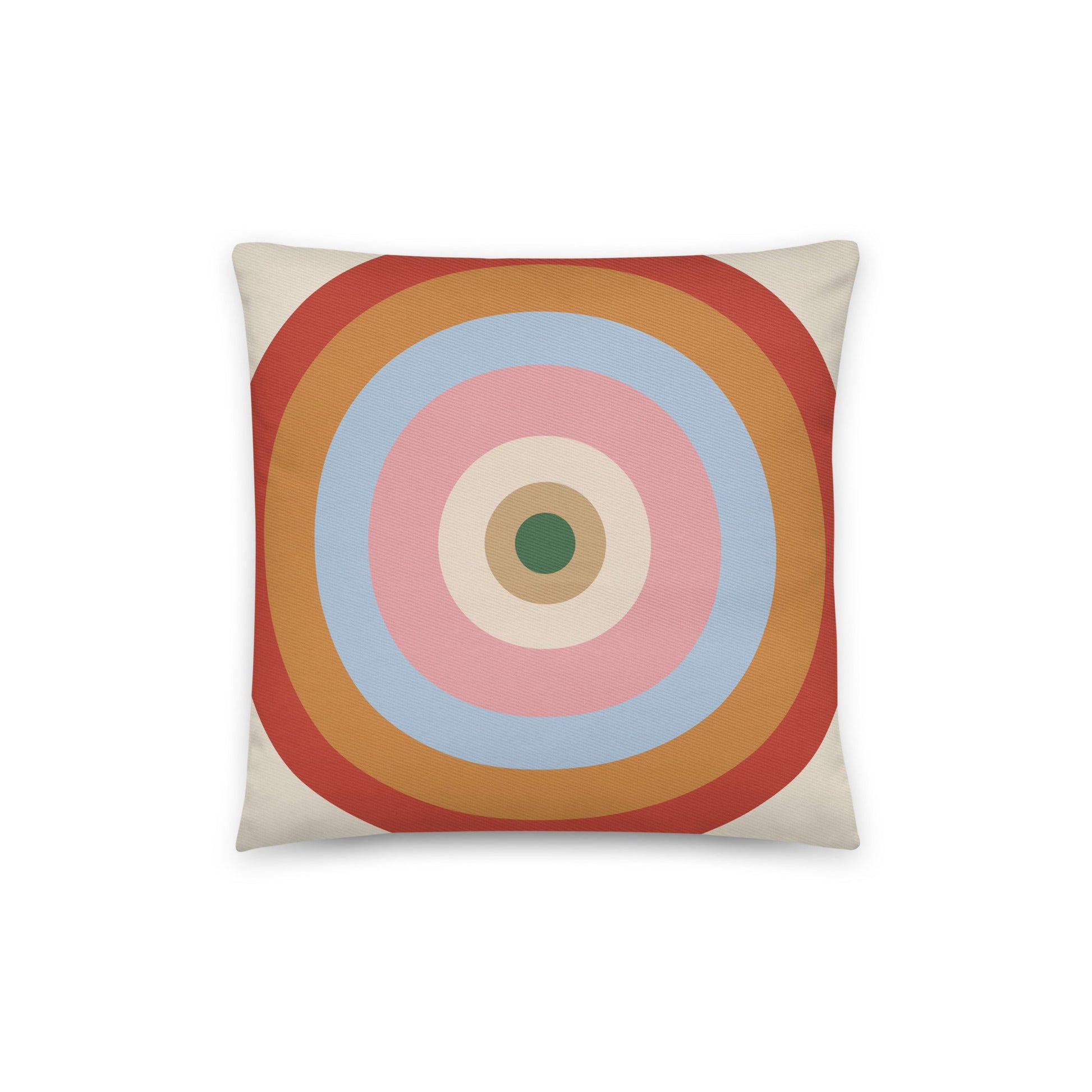 Royal - cotton cushion cover - Rich reds, camel browns, forest greens and muted blues - rubberchicken.studio