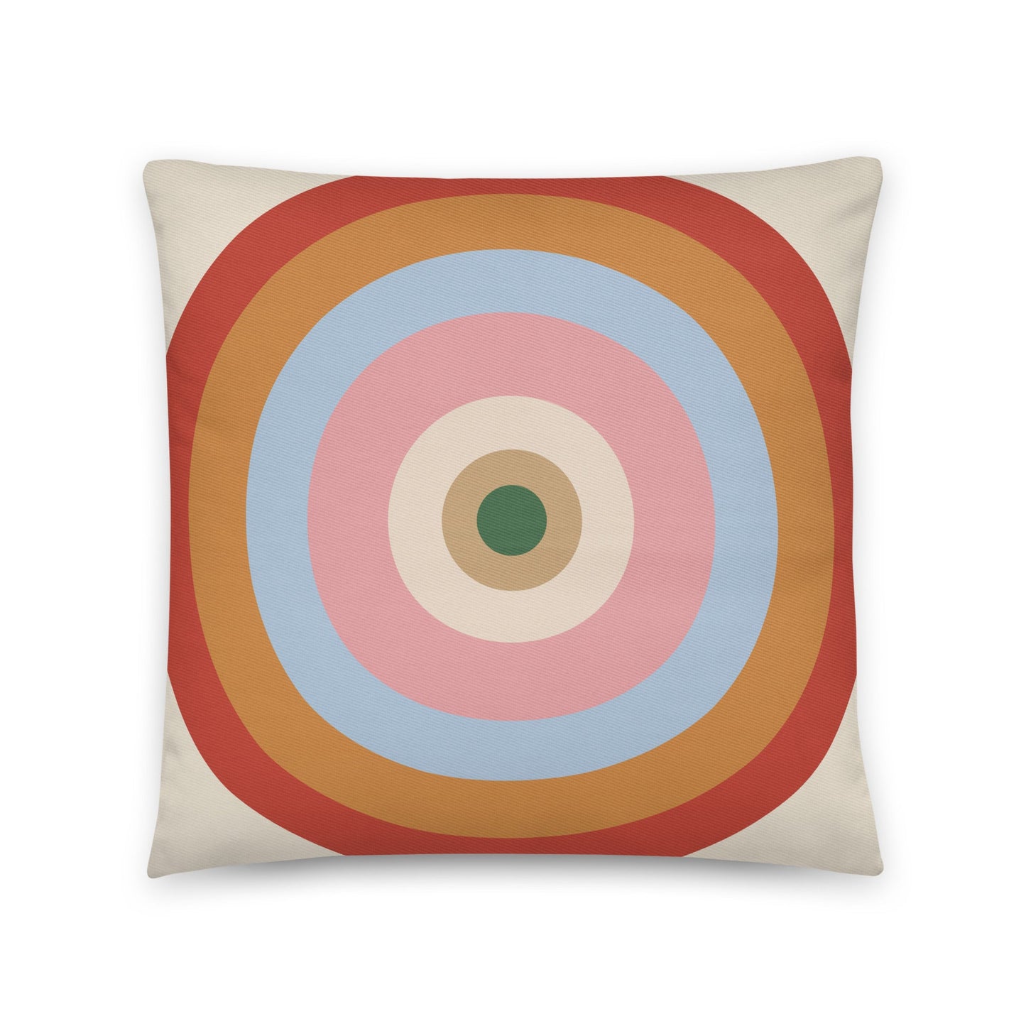 Royal - cotton cushion cover - Rich reds, camel browns, forest greens and muted blues - rubberchicken.studio