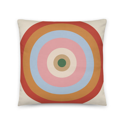 Royal - cotton cushion cover - Rich reds, camel browns, forest greens and muted blues - rubberchicken.studio