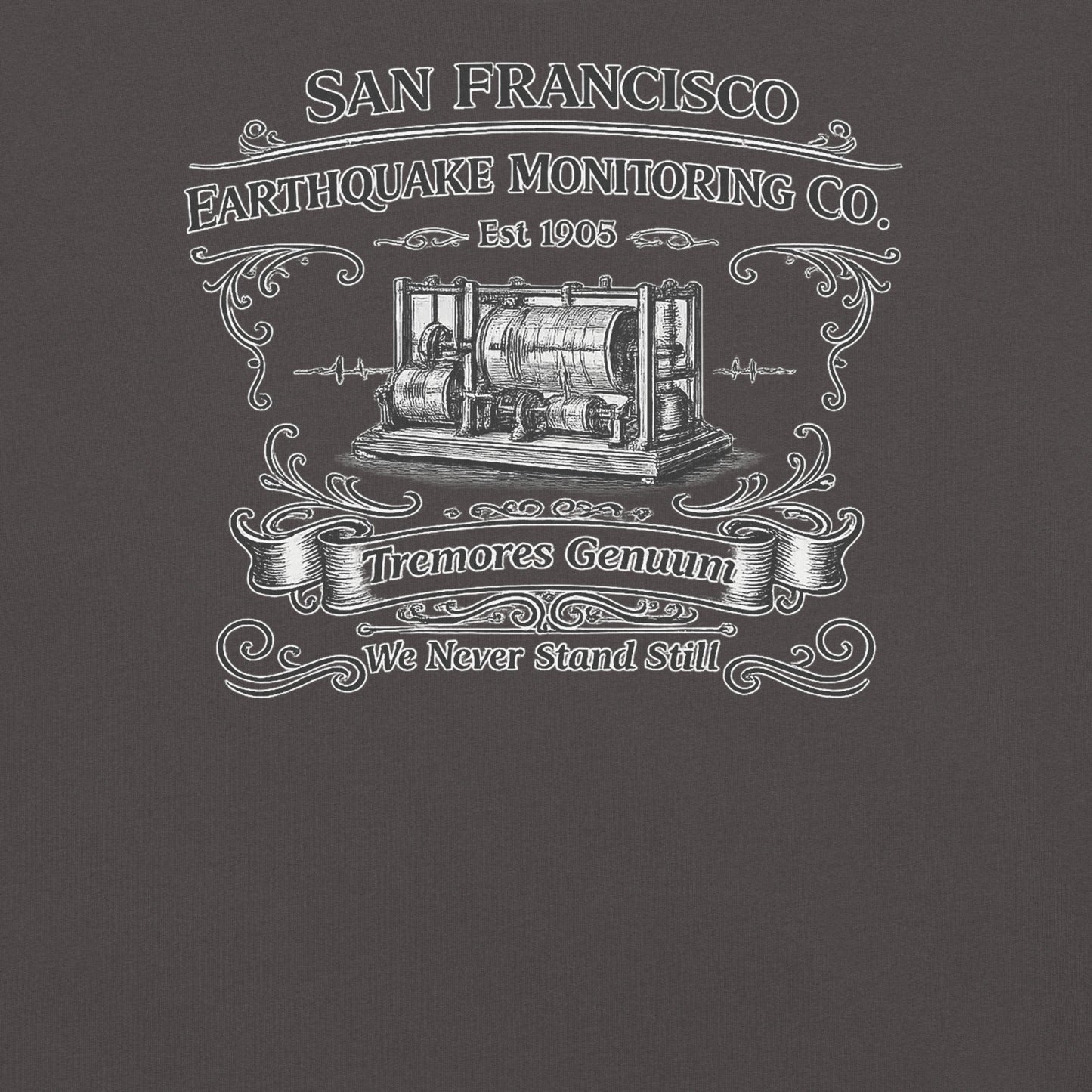 San Francisco Earthquake Monitoring Co. 1905 - rubberchicken.studio