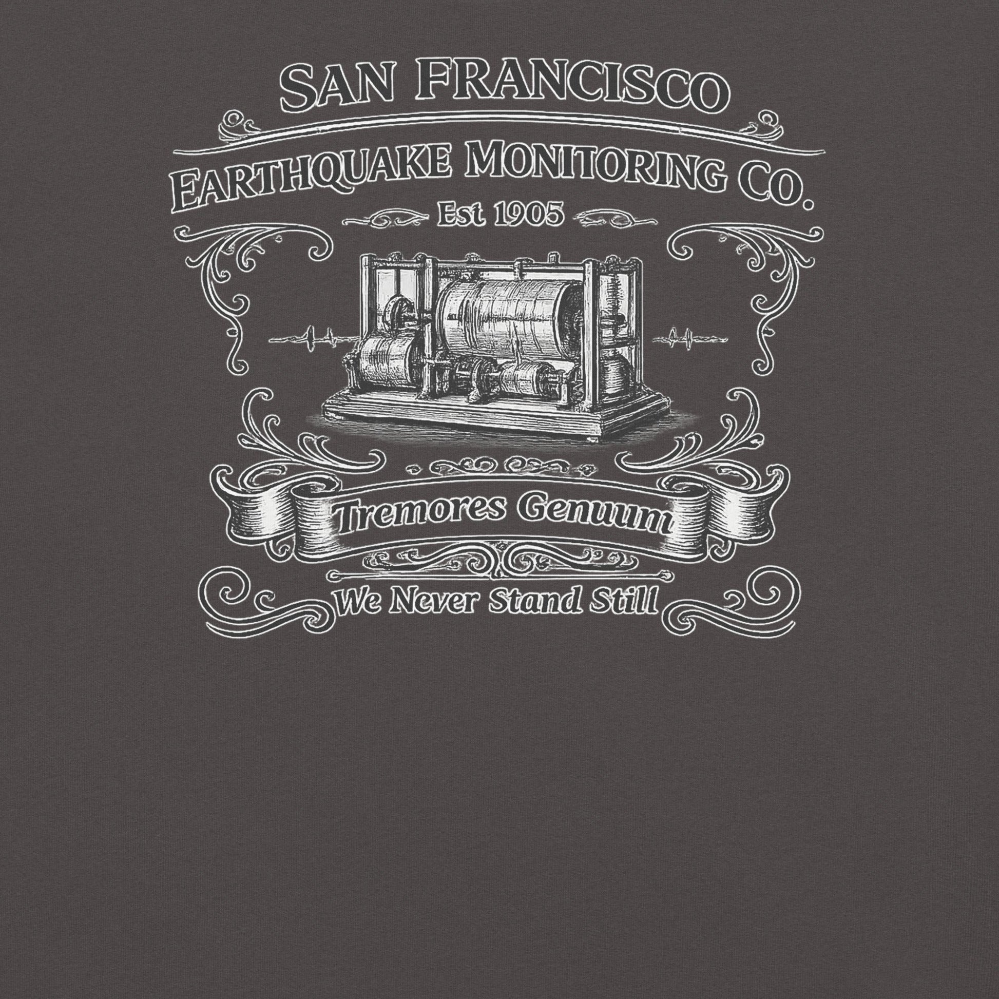 San Francisco Earthquake Monitoring Co. 1905 - rubberchicken.studio