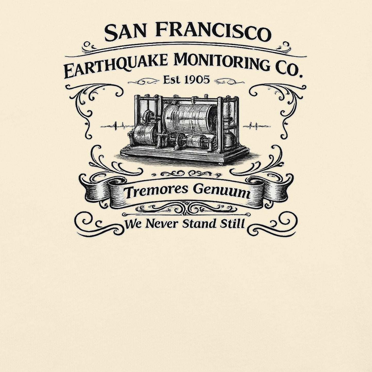 San Francisco Earthquake Monitoring Co. 1905 - rubberchicken.studio