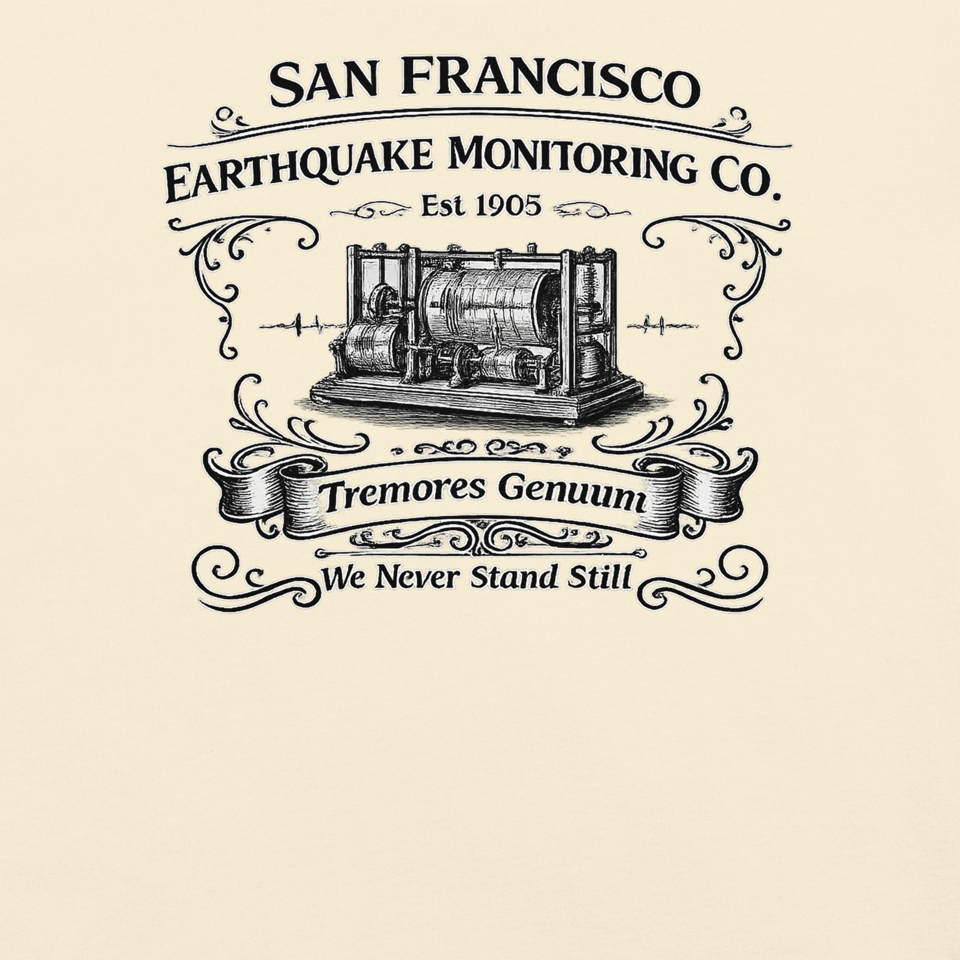 San Francisco Earthquake Monitoring Co. 1905 - rubberchicken.studio