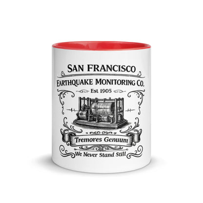 San Francisco Earthquake Monitoring Co. Mug by Toby. - rubberchicken.studio