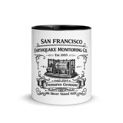 San Francisco Earthquake Monitoring Co. Mug by Toby. - rubberchicken.studio