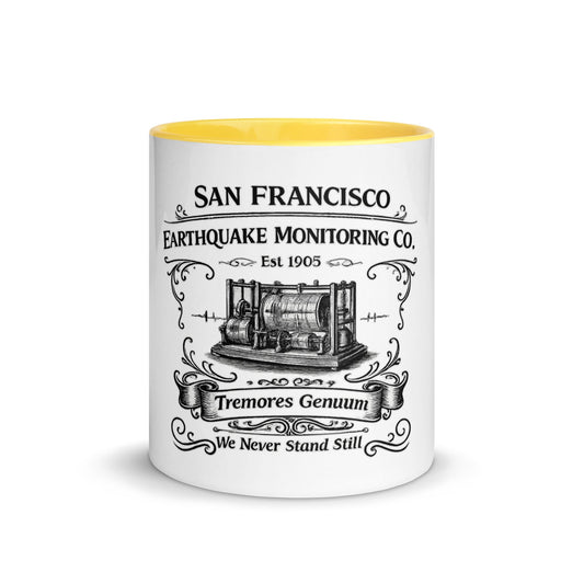 San Francisco Earthquake Monitoring Co. Mug by Toby. - rubberchicken.studio