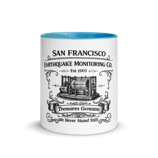 San Francisco Earthquake Monitoring Co. Mug by Toby. - rubberchicken.studio