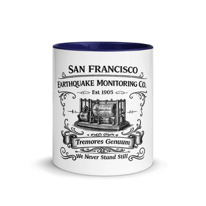 San Francisco Earthquake Monitoring Co. Mug by Toby. - rubberchicken.studio