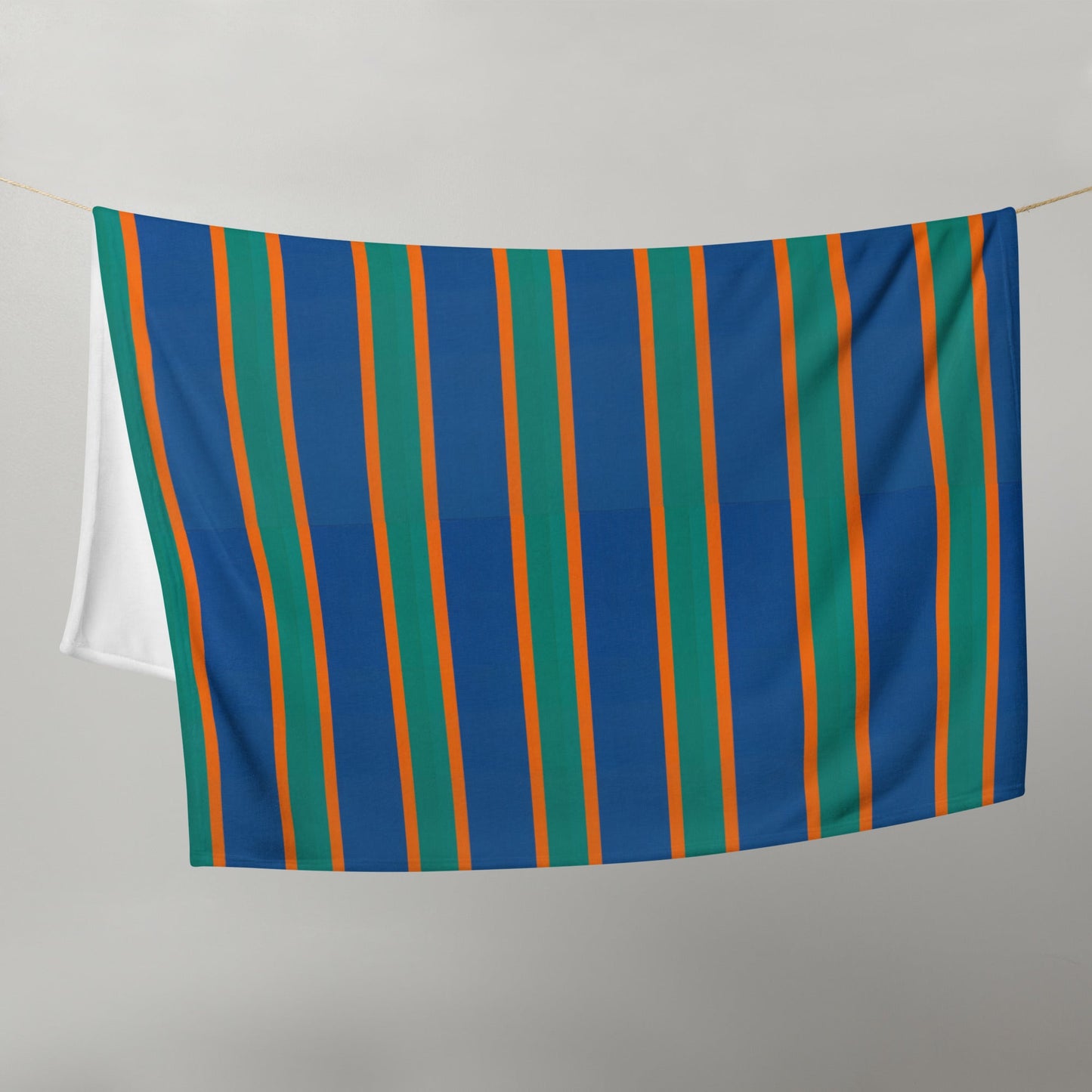 Southwold Deckchair Throw Blanket - rubberchicken.studio