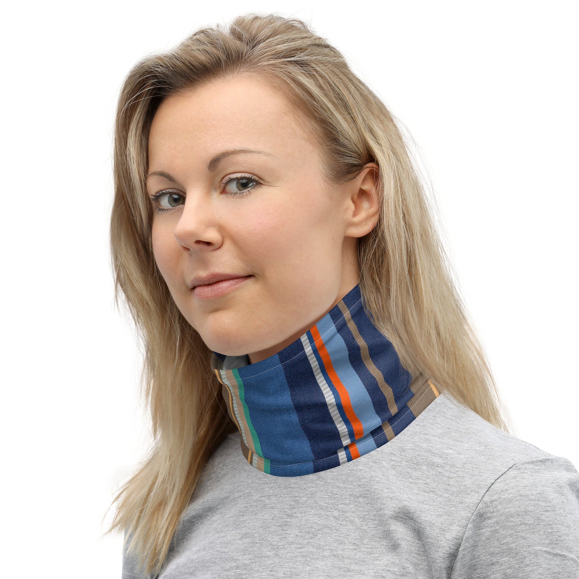 Victorian Deckchair Pattern Neck Gaiter - rubberchicken.studio