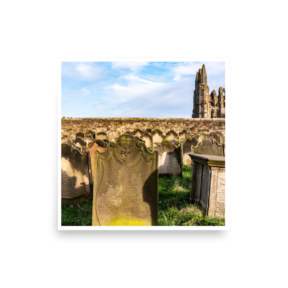 Whitby Abbey - 260gsm Photo paper poster - rubberchicken.studio
