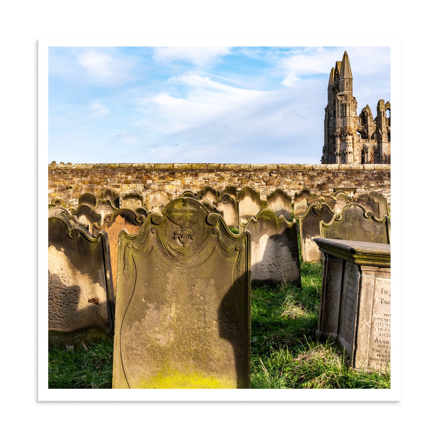 Whitby Abbey - 260gsm Photo paper poster - rubberchicken.studio