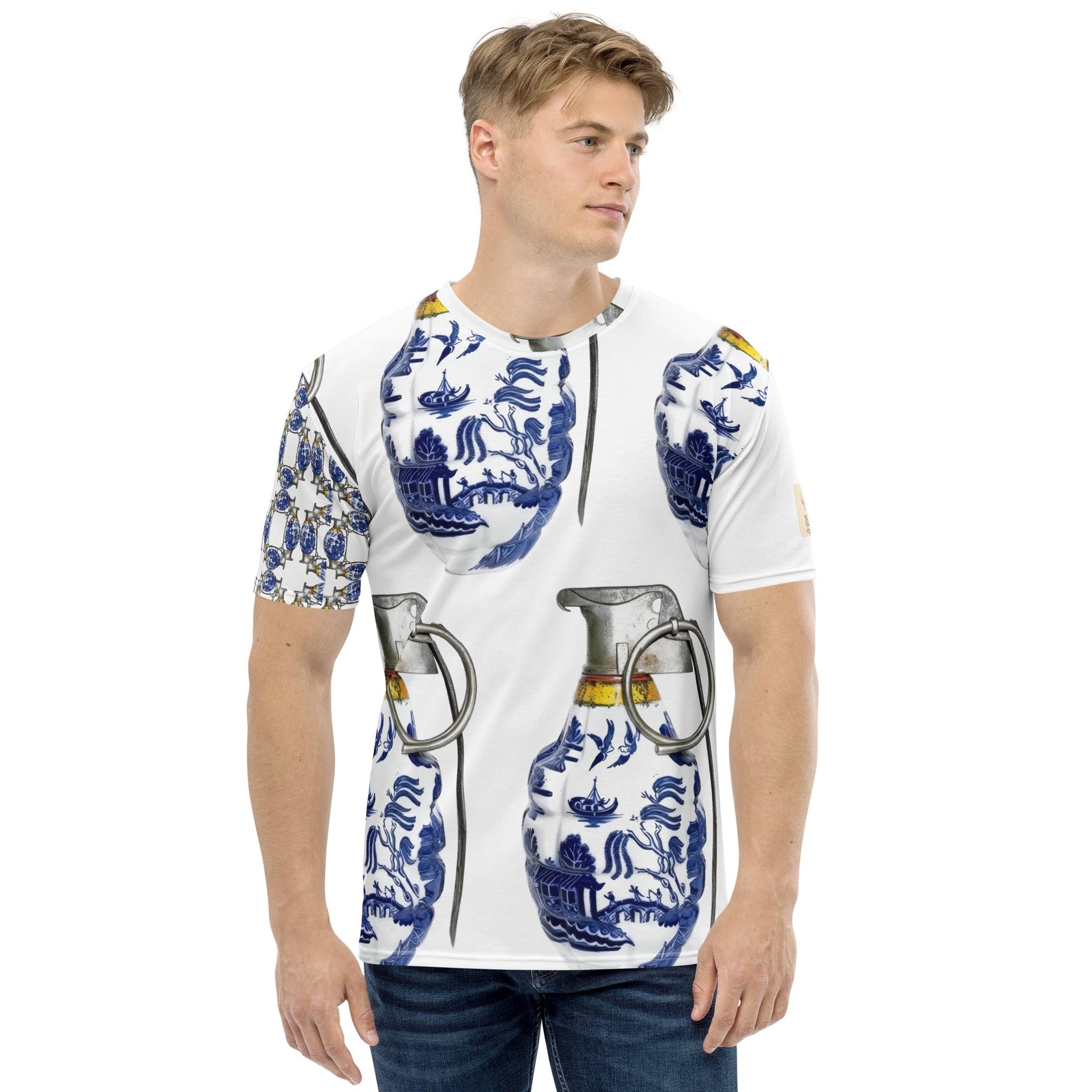 Willow Pattern 2 All-over Print T-Shirt - rubberchicken.studio