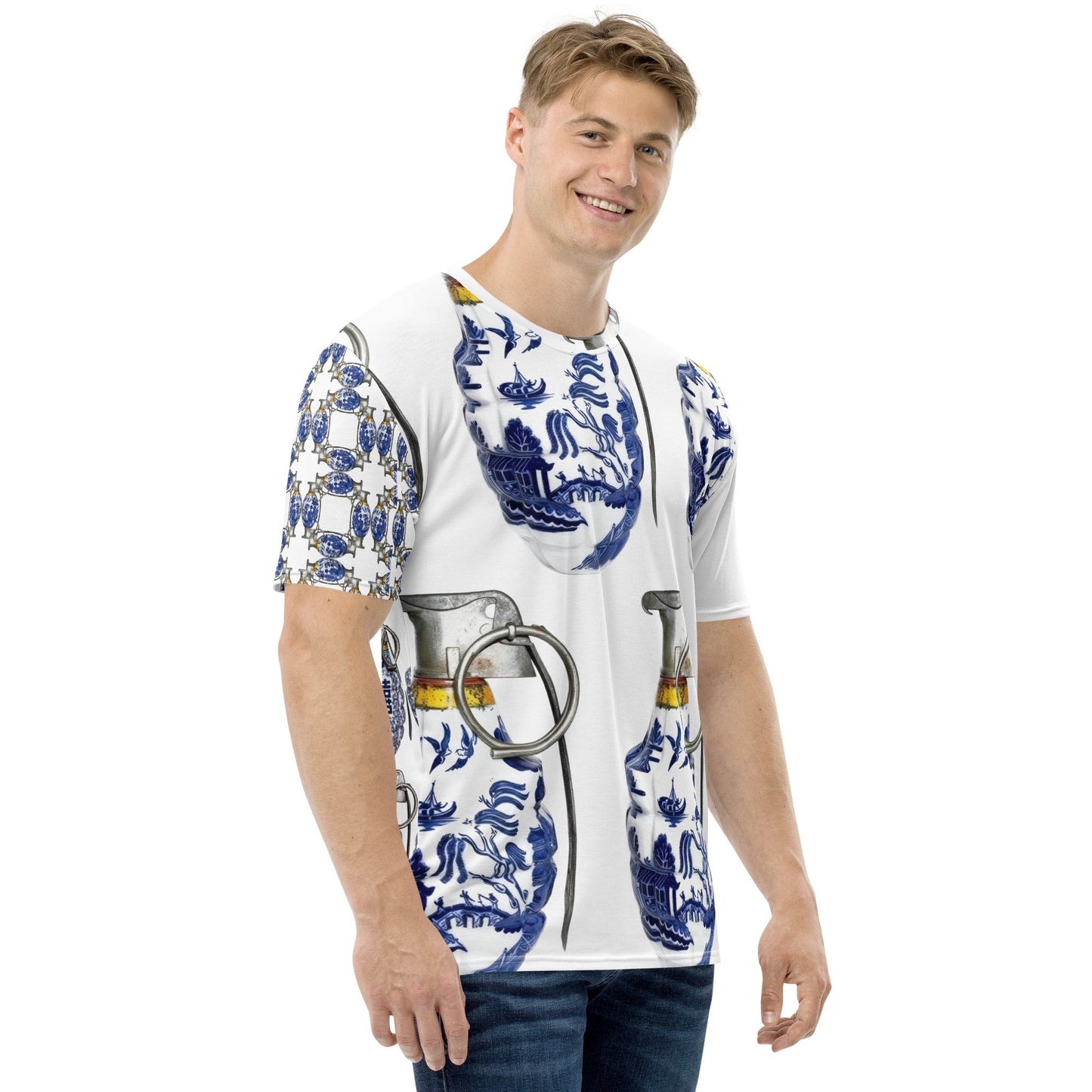 Willow Pattern 2 All-over Print T-Shirt - rubberchicken.studio