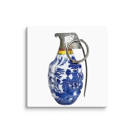 Willow Pattern - Art Print Canvas - rubberchicken.studio